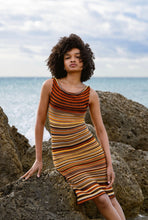 Load image into Gallery viewer, Daria 3 Stripe Midi Dress