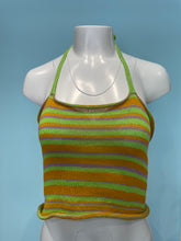 Load image into Gallery viewer, Striped halter top