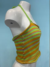 Load image into Gallery viewer, Striped halter top