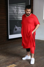 Load image into Gallery viewer, Kaftan Lyocell Midi Dress