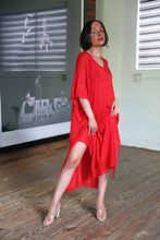Load image into Gallery viewer, Kaftan Lyocell Midi Dress