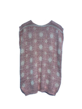 Load image into Gallery viewer, Interknit knit pink cream tunic with stars