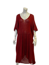 Load image into Gallery viewer, Red dress on a mannequin against a white background