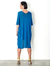 Load image into Gallery viewer, Kaftan Lyocell Midi Dress