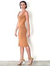 Load image into Gallery viewer, Bamboo Metallic Knit tank dress