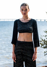 Load image into Gallery viewer, Celestia Scoop Neck Crop Top