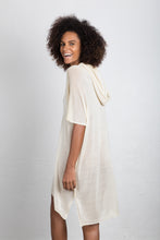 Load image into Gallery viewer, Kaftan Medium Hooded Dress Tencel