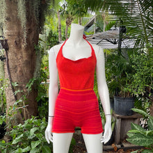 Load image into Gallery viewer, Halter Biker Romper