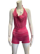 Load image into Gallery viewer, Halter Biker Romper