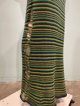 Load image into Gallery viewer, High neck striped maxi dress
