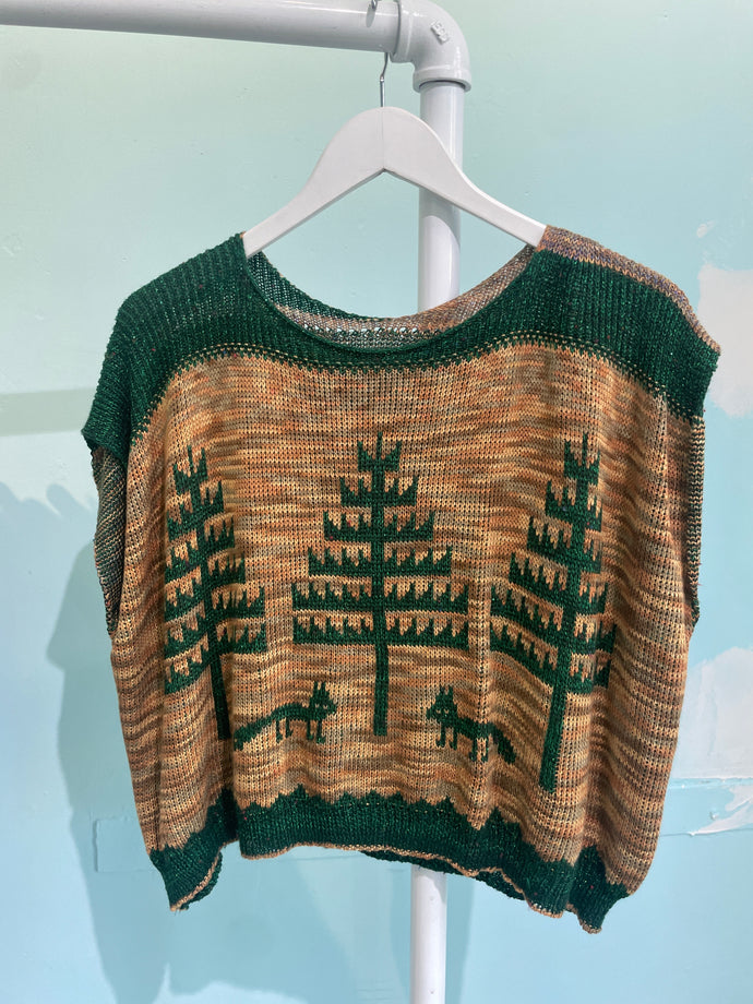 Fox Trees Vest Top