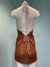 Load image into Gallery viewer, Halter Tied Back Mini Dress
