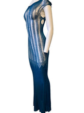 Load image into Gallery viewer, Peekaboo Shoulder Drop Stitch Gown

