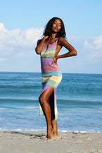 Load image into Gallery viewer, Margi Rainbow Scoop Neck Maxi
