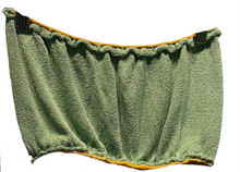 Load image into Gallery viewer, green tube top with yellow elastic
