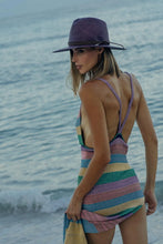 Load image into Gallery viewer, Margi Rainbow Scoop Neck Maxi
