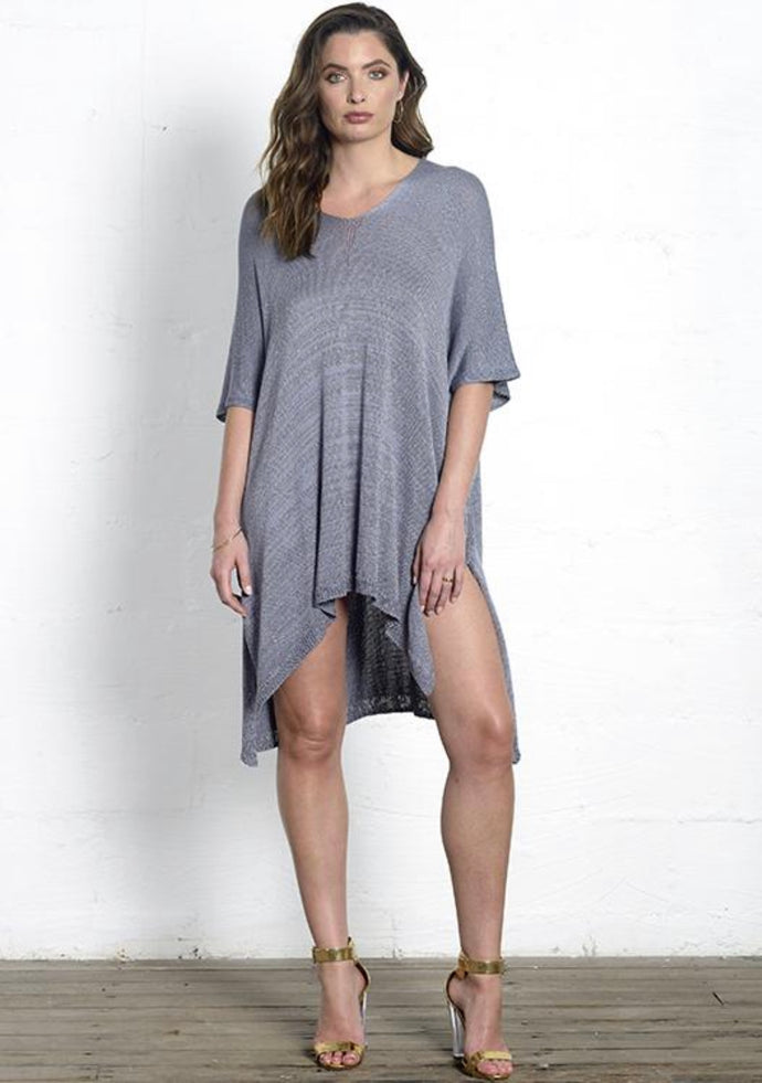 Kaftan Bamboo Metallic Midi Dress