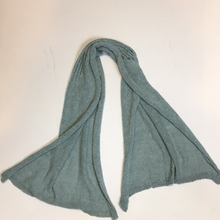 Load image into Gallery viewer, Light blue cotton scarf
