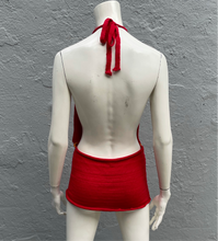 Load image into Gallery viewer, Tie halter with waist detail
