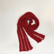 Load image into Gallery viewer, Red shred scarf
