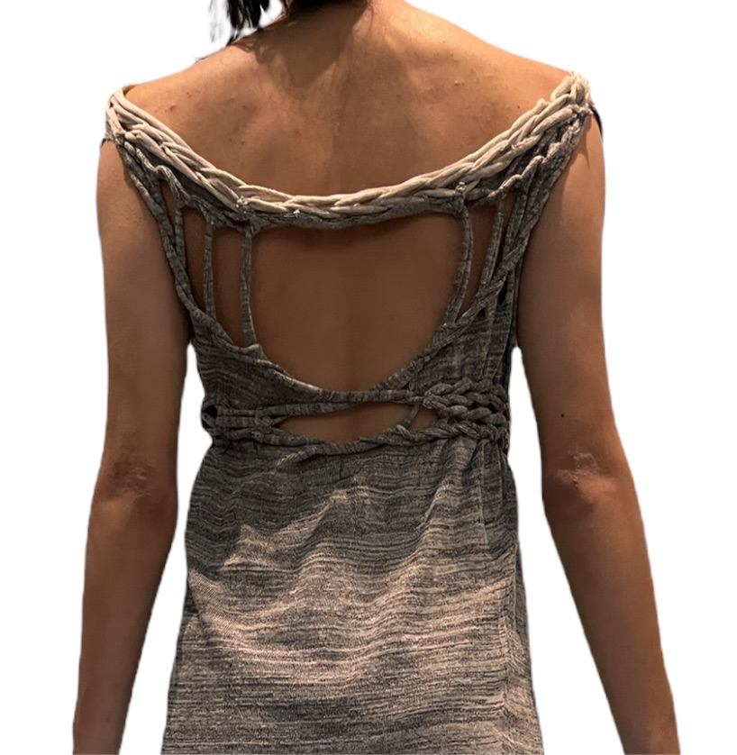 Sniptease X KRELwear Collab midi dress