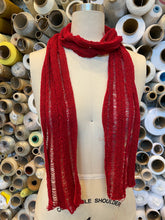 Load image into Gallery viewer, Red shred scarf
