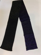 Load image into Gallery viewer, Black Purple Scarf
