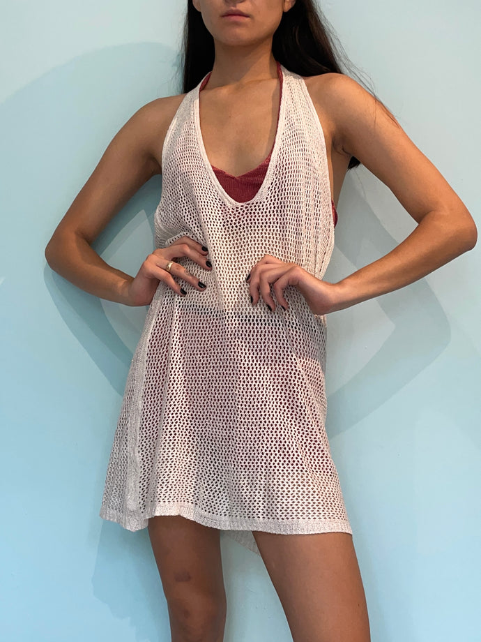 Mesh Halter Dress