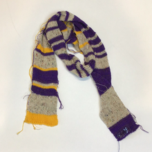Load image into Gallery viewer, Purple beige yellow scarf
