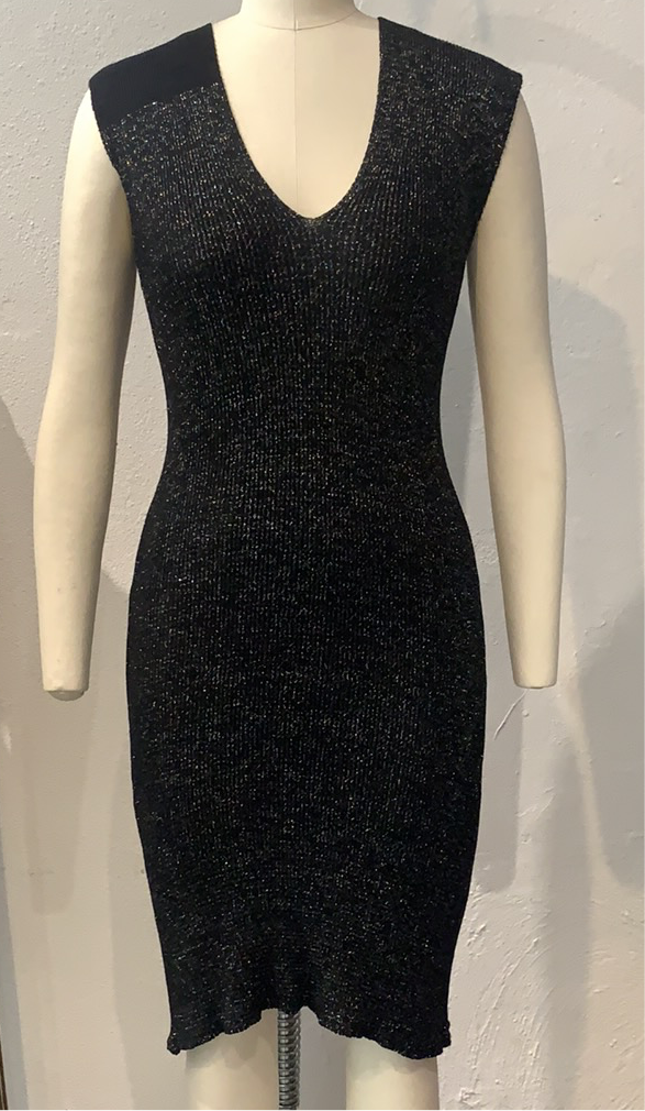 V Rib Medium Dress