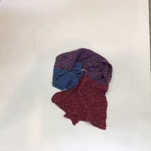 Load image into Gallery viewer, Purple fuscia gold scarf
